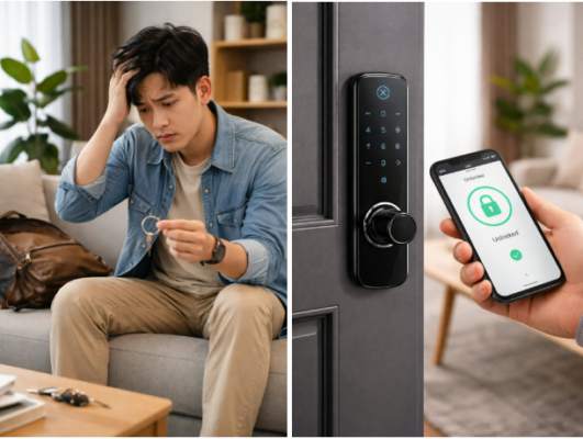 không lo quên chìa khoá